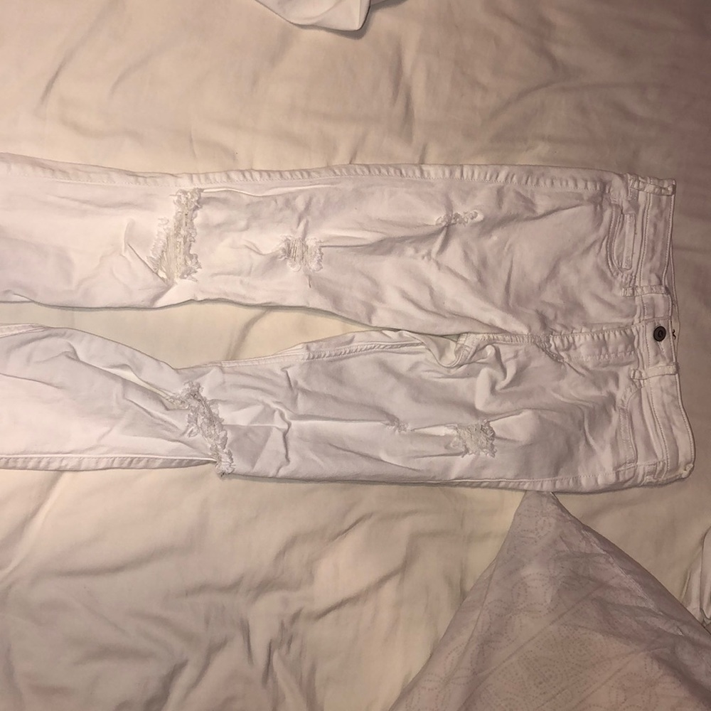 Hollister White Skinny Jeans
